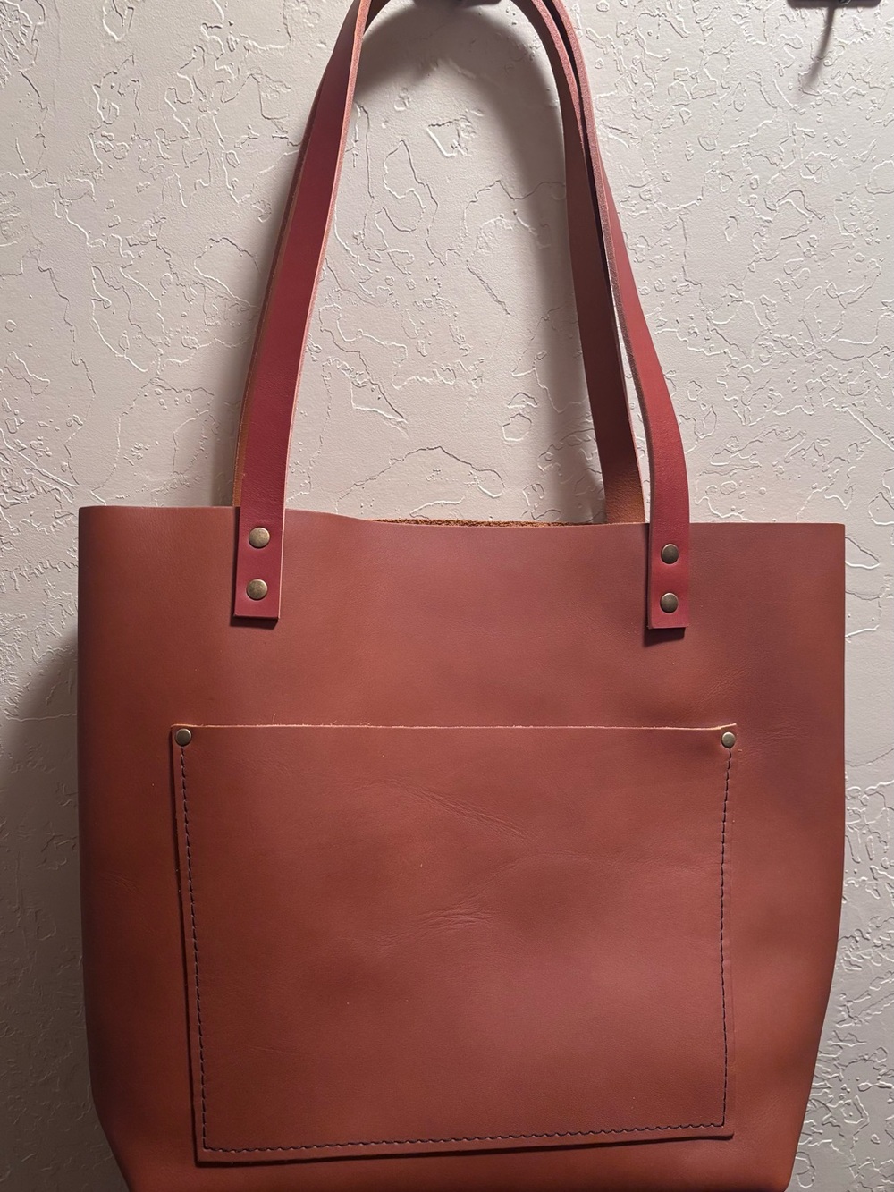 Portland leather goods large classic tote